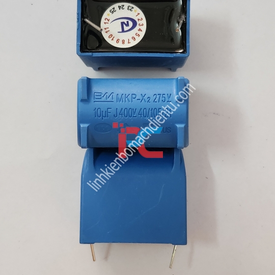 Tụ 10uf/275vac xanh