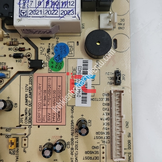 Mạch tủ lạnh Electruxluc mono mã 4109